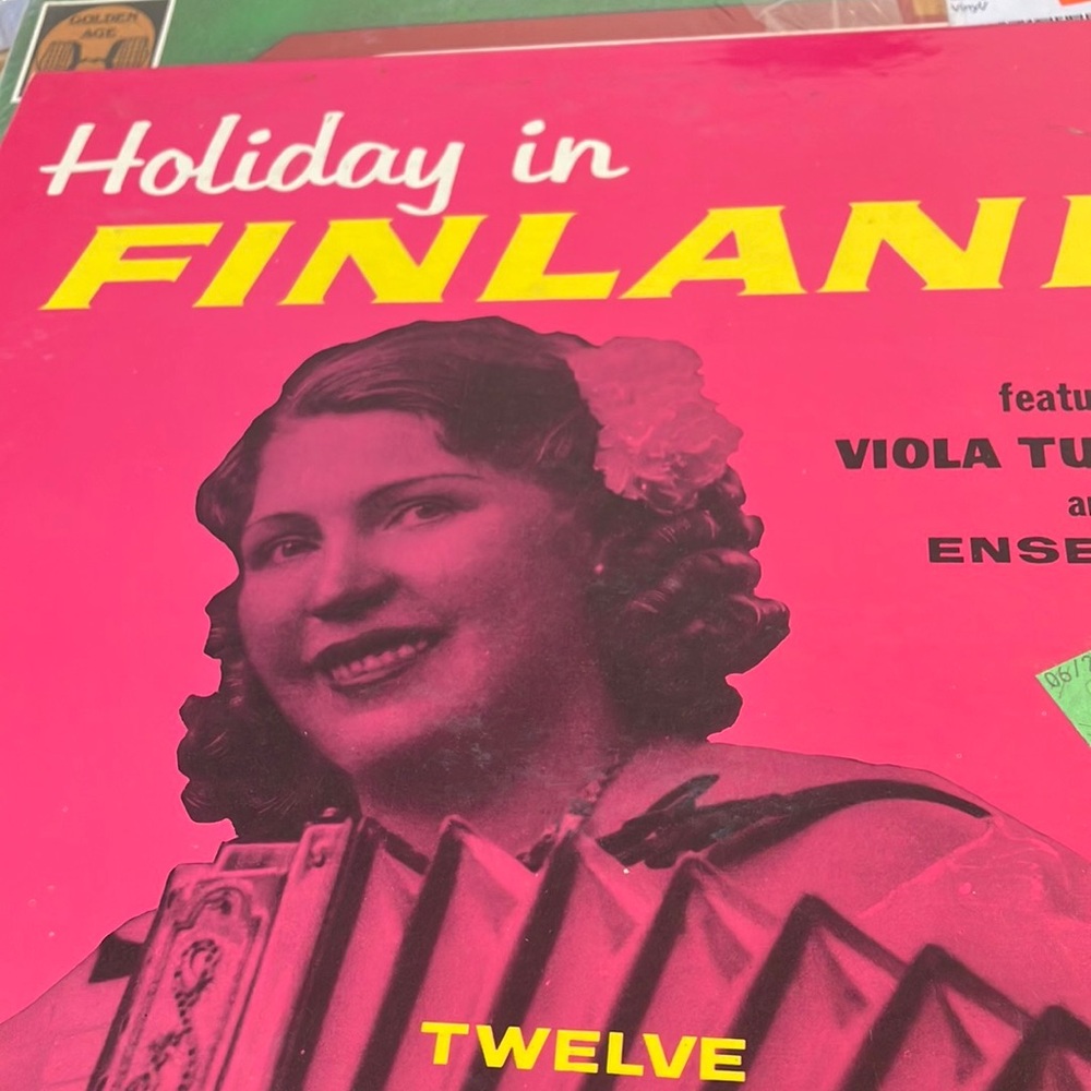 Holiday in Finland Vinyl Record - Pink Cover